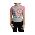Moschino Gray and pink Cotton T-shirt My Little Pony Top
