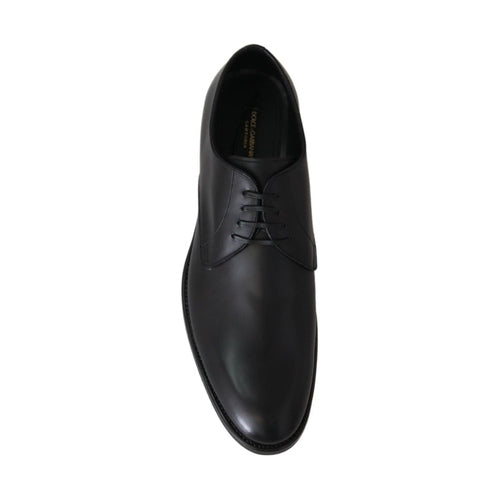 Black Leather SARTORIA Hand Made Shoes