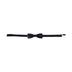 Dolce & Gabbana Gray Pattern Silk Adjustable Neck Papillon Bow Tie