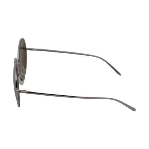 Dolce & Gabbana Silver Plated Round Gray Le nses Women Sunglasses