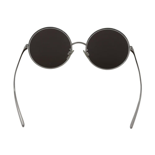 Dolce & Gabbana Silver Plated Round Gray Le nses Women Sunglasses