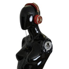 Dolce & Gabbana FRENDS Leather Red Floral Crystal Headset Headphones