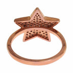 Nialaya Womens Clear CZ Star 925 Silver Ring