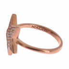 Nialaya Womens Clear CZ Star 925 Silver Ring