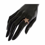 Nialaya Womens Clear CZ Star 925 Silver Ring