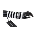 Dolce & Gabbana Black White Wool DGMillennials Wristband Wrap