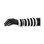 Dolce & Gabbana Black White Wool DGMillennials Wristband Wrap