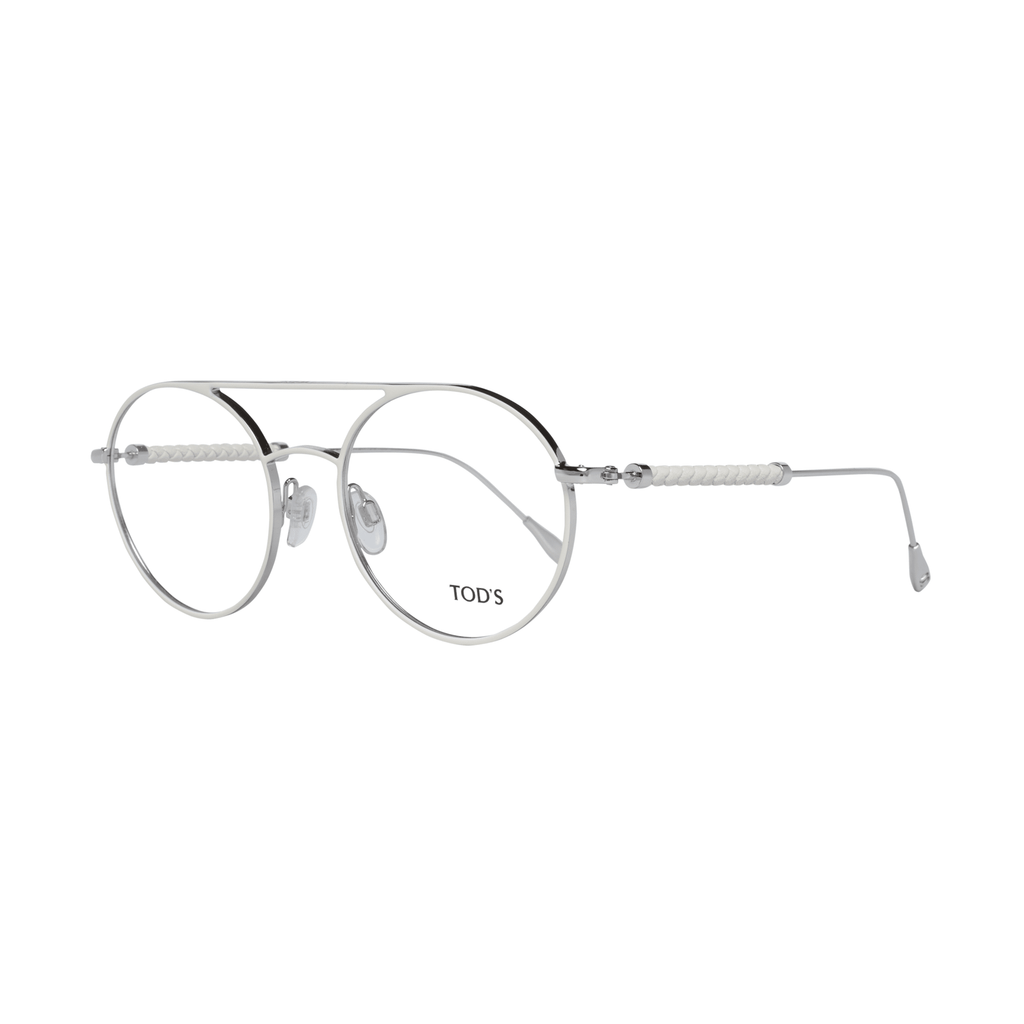 Tod's White Metal & Leather Glasses (Frames)