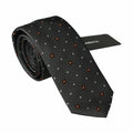 Dolce & Gabbana Gray Patterned Classic Mens Slim Necktie