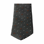 Dolce & Gabbana Gray Patterned Classic Mens Slim Necktie