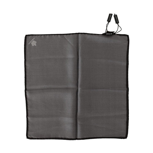 Dolce & Gabbana Gray 100% Silk Square Handkerchief Gray 100% Silk Square Handkerchief
