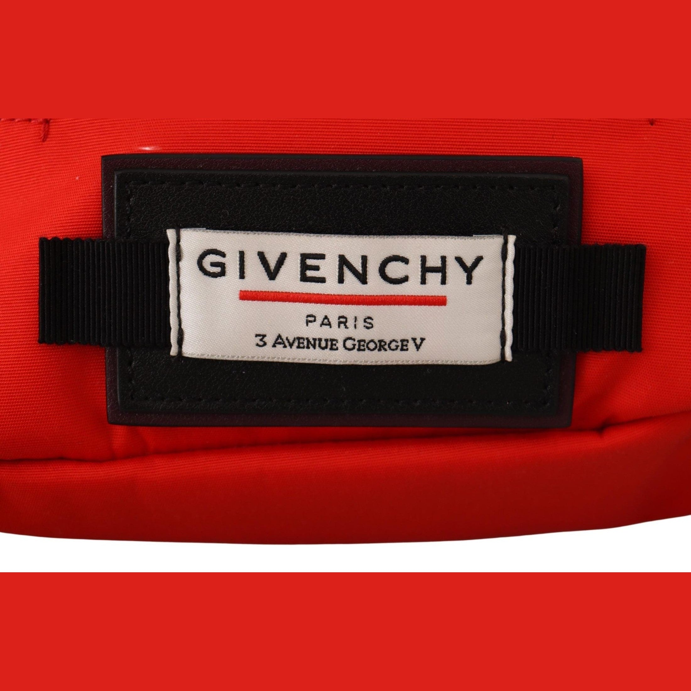 Givenchy Red Polyamide Downtown Large Bum Belt Bag
