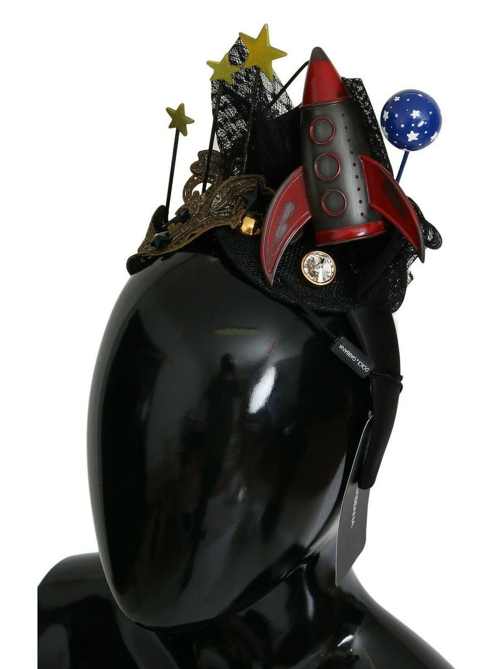 Dolce & Gabbana Rocket Crystal Stars Tiara Diadem Headband