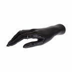Nialaya Black CZ Rhodium 925 Silver Womens Ring