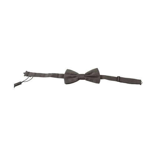 Dolce & Gabbana Multicolor Patterned Adjustable Neck Papillon Bow Tie