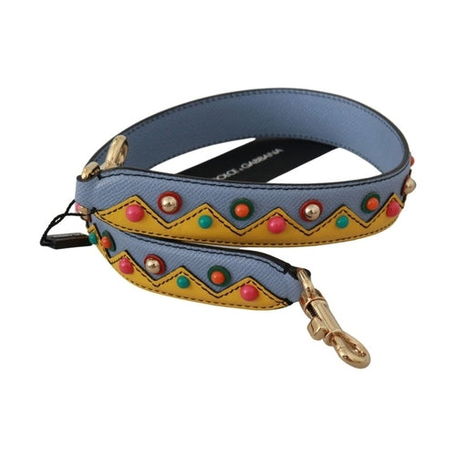 Dolce & Gabbana Blue Handbag Accessory Shoulder Strap Leather