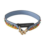 Dolce & Gabbana Blue Handbag Accessory Shoulder Strap Leather