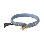Dolce & Gabbana Blue Leather Handbag Accessory Shoulder Strap