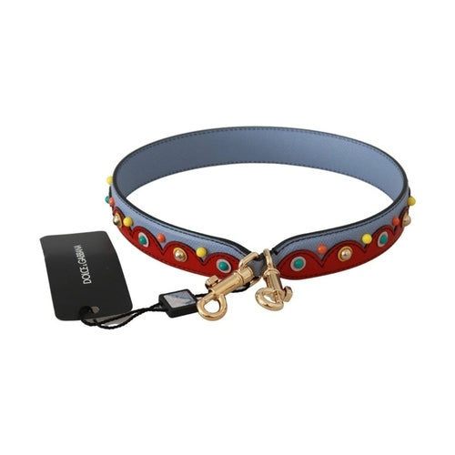 Dolce & Gabbana Blue Handbag Accessory Leather Shoulder Strap