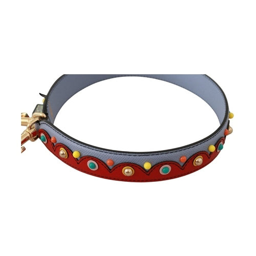 Dolce & Gabbana Blue Handbag Accessory Leather Shoulder Strap