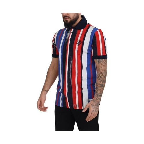 Dolce & Gabbana Multicolor Cotton Polo Top T-shirt