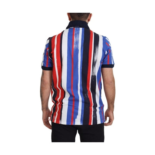 Dolce & Gabbana Multicolor Cotton Polo Top T-shirt