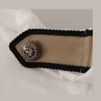Dolce & Gabbana White Black Roses Crewneck Cotton  T-shirt
