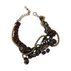 Dolce & Gabbana Gold Brass Sicily Floral Crystal Statement Necklace