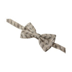 Dolce & Gabbana Gray 100% Silk Adjustable Neck Papillon Bow Tie