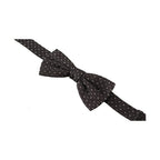 Dolce & Gabbana Gray Polka Dot 100% Silk Neck Papillon Tie