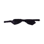 Dolce & Gabbana Blue Geometric Silk Adjustable Neck Papillon Tie