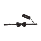 Dolce & Gabbana Black White Polka Dot 100% Silk Neck Papillon Tie