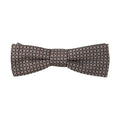 Dolce & Gabbana Black White Flower Pattern Silk Neck Papillon Tie