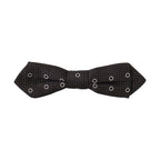 Dolce & Gabbana Black White Polka Dot 100% Silk Neck Papillon Tie