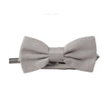 Dolce & Gabbana Gray 100% Silk Adjustable Neck Papillon Tie