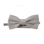 Dolce & Gabbana Gray 100% Silk Adjustable Neck Papillon Tie