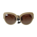 Dolce & Gabbana Beige Acetate Full Rim Brown Lense DG4294 Sunglasses