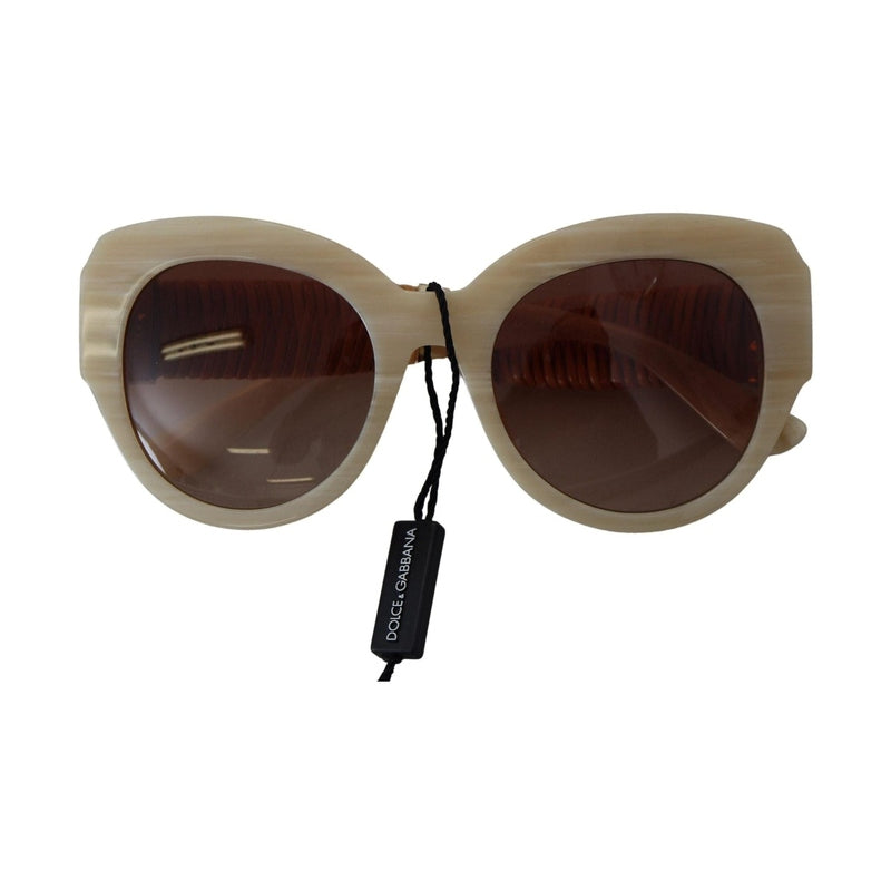 Dolce & Gabbana Beige Acetate Full Rim Brown Lense DG4294 Sunglasses