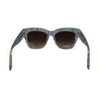Dolce & Gabbana Blue Lace Acetate Crystal Butterfly DG4231 Sunglasses