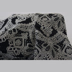 Dolce & Gabbana Black Gray Jacquard Sheath Bodycon Dress