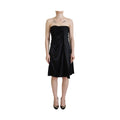 Dolce & Gabbana Black Silk Shift Short Mini Party Dress