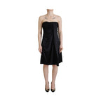 Dolce & Gabbana Black Silk Shift Short Mini Party Dress