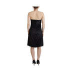 Dolce & Gabbana Black Silk Shift Short Mini Party Dress