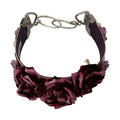 Dolce & Gabbana Multicolor Floral Appliques Metal Shoulder Strap