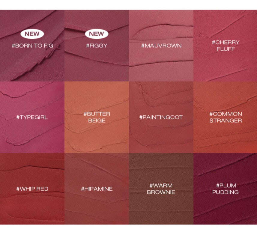 3CE Hazy Lip Clay 4g (12 Colors) - All Day Pretty Korean Beauty 3CE