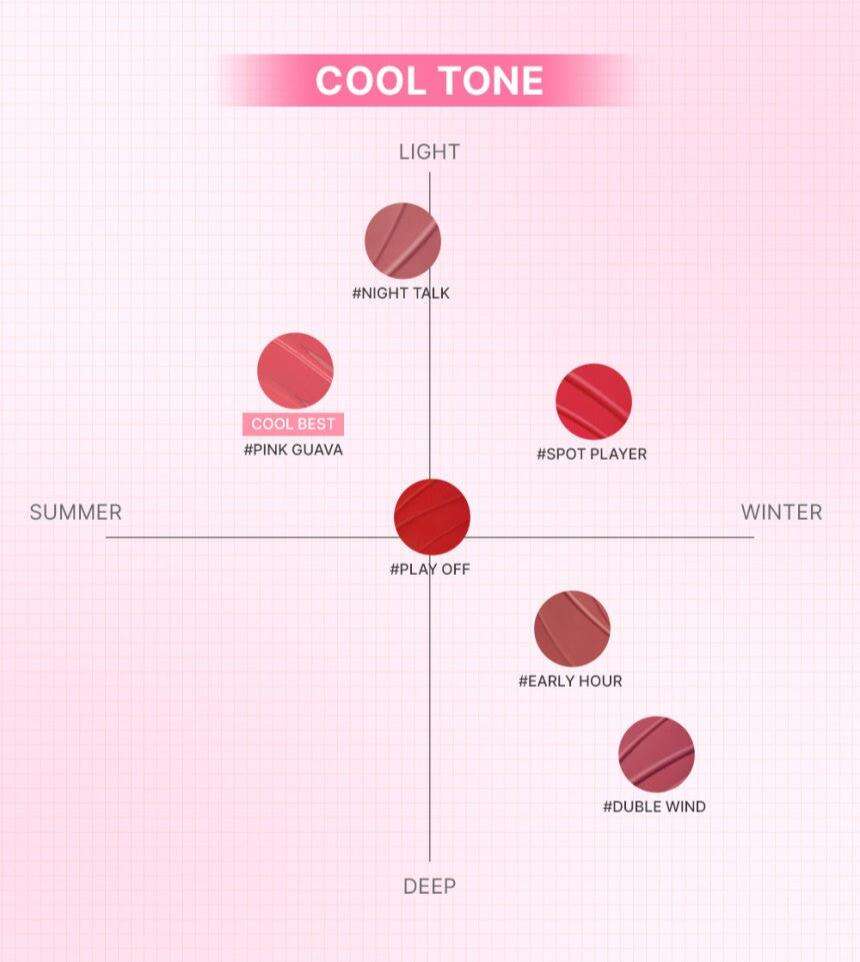 3CE Lip Blur Water Tint 4.6g - All Day Pretty Korean Beauty 3CE