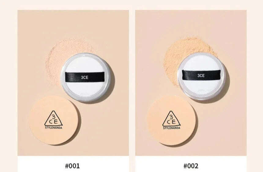 3CE Natural Finish Loose Powder 8.5g - All Day Pretty Korean Beauty 3CE