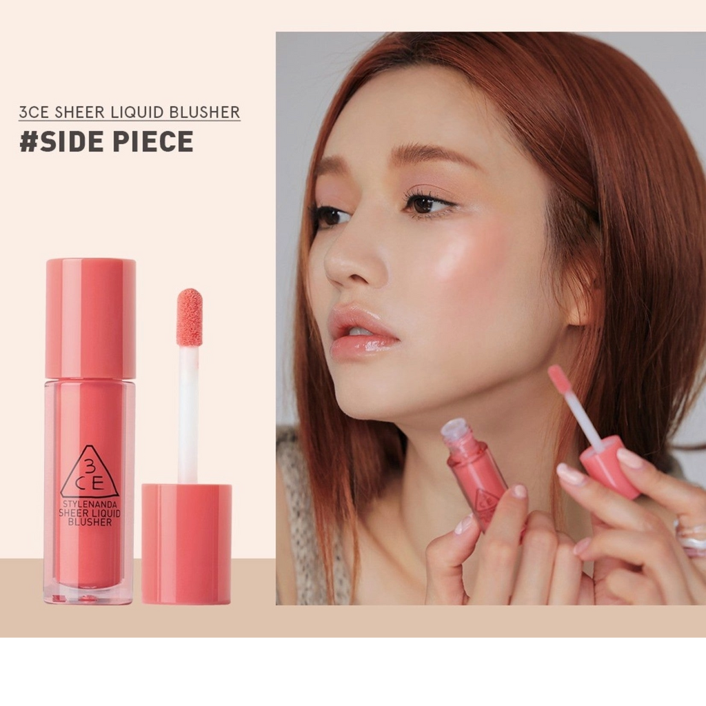 3CE Sheer Liquid Blusher 3g - All Day Pretty Korean Beauty 3CE