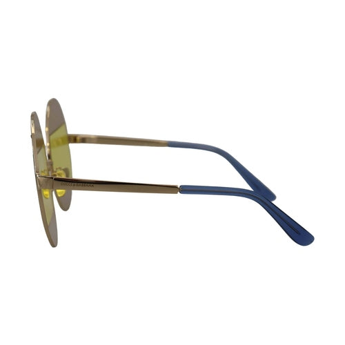 Dolce & Gabbana Gold Oval Metal Crystals Shades DG2209B Sunglasses