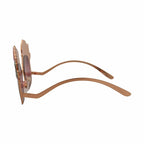 Dolce & Gabbana Pink Gold Rose Sequin Embroidery DG2202 Sunglasses